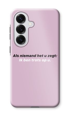Ik ben trots op u