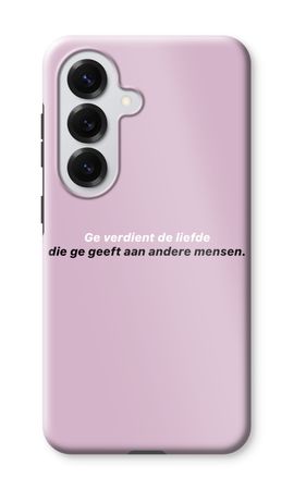 Ge verdient de liefde