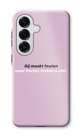 Fouten maken u niet