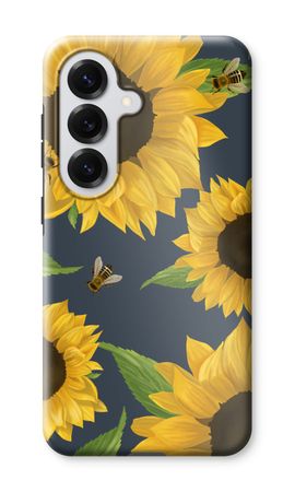 Sunflower and bees
