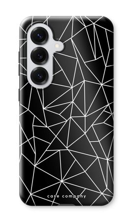 Geometric lines white