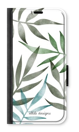 Tropical watercolor leaves