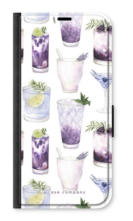 Violet cocktails
