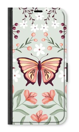 Vlinder in een bloemenwereld