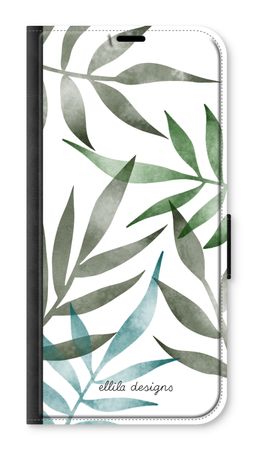 Tropical watercolor leaves