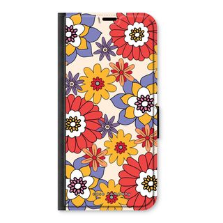 Fleurs rétro - Jaune