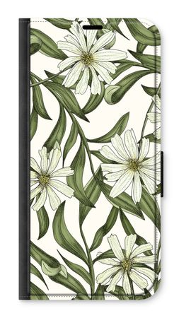 Wit bloemenpatroon