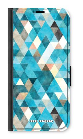 Coloured triangles blue