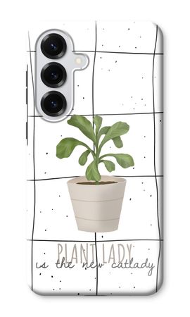 Houseplant on windowpane