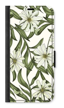 Wit bloemenpatroon