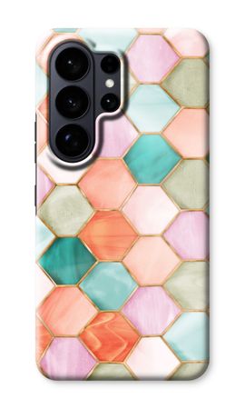 Hexagons in stained glass