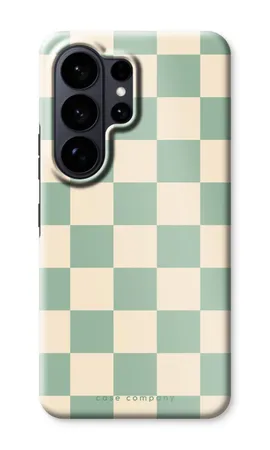 Checkered Mint, Samsung Galaxy S26 Ultra hardt deksel