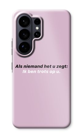 Ik ben trots op u