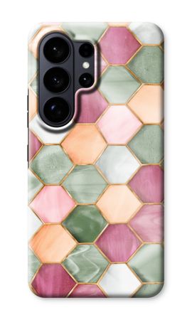 Hexagons in stained glass