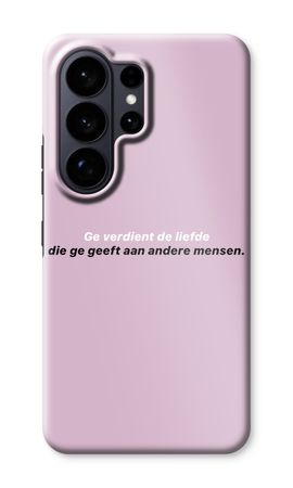 Ge verdient de liefde