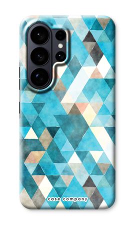 Coloured triangles blue