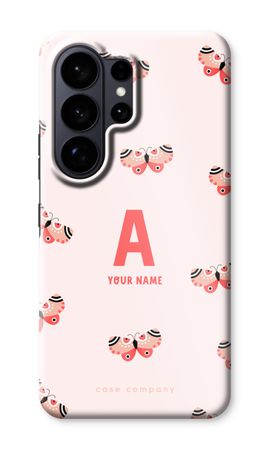 Rosy Butterflies Monogram