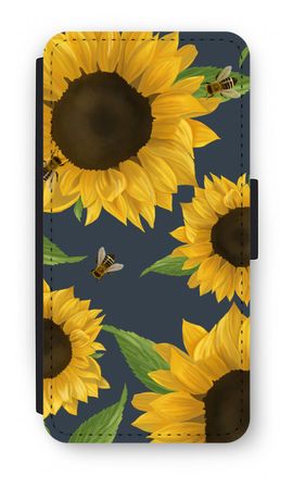 Sunflower and bees