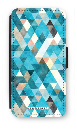 Coloured triangles blue