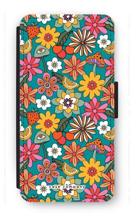 Retro Flowers N°2 - Blue