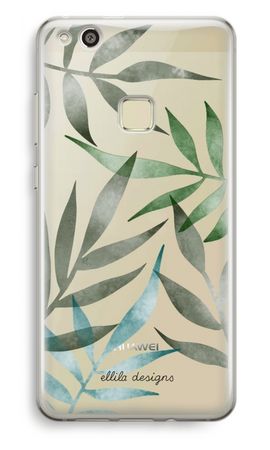 Tropical watercolor leaves