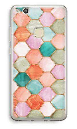 Hexagons in stained glass