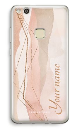 Gold Lines Namecase - Blush
