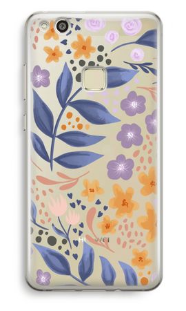 Flowers with blue leaves