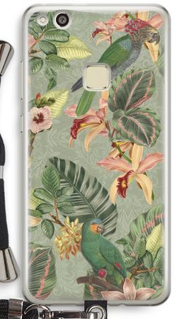 Tropical jungle parrot