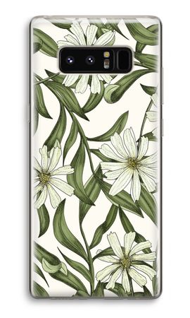 White flower pattern