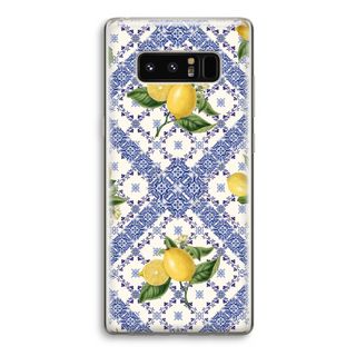 Blue tiles and lemons