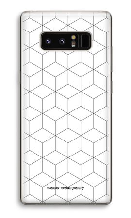 Cubes black and white