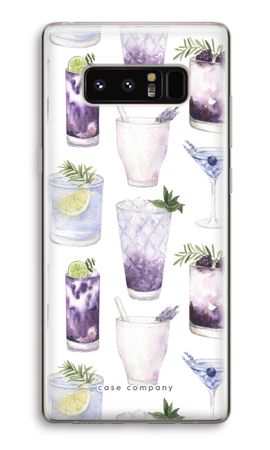 Violet cocktails