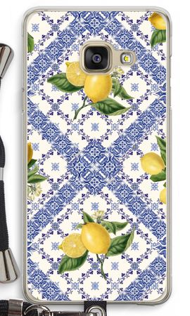 Blue tiles and lemons