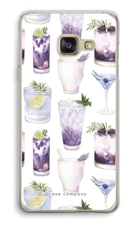 Violet cocktails