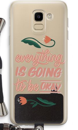 Optimistic flower girl