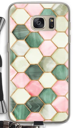 Hexagons in stained glass