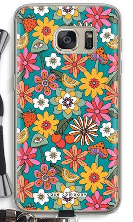 Retro Flowers N°2 - Blue