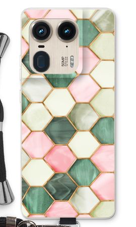 Hexagons in stained glass