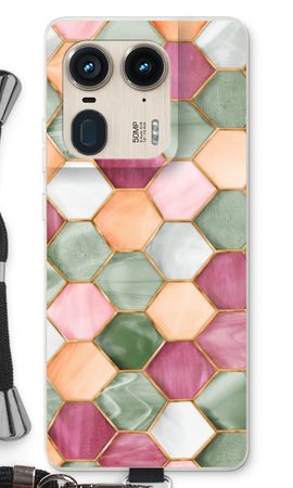 Hexagons in stained glass