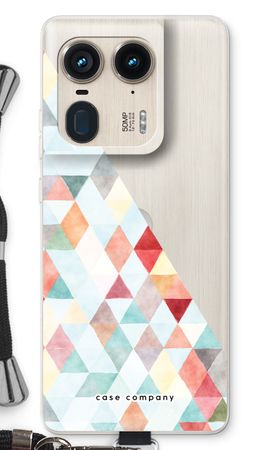 Coloured triangles pastel