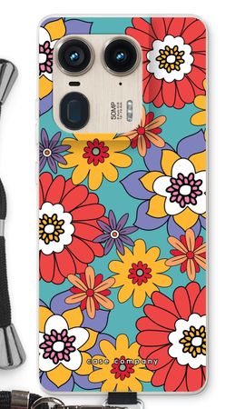 Retro Flowers - Blue