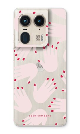 Hands pink