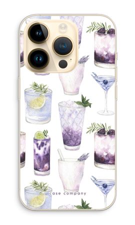 Violet cocktails
