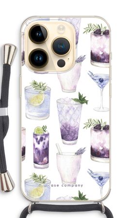 Violet cocktails