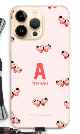 Rosy Butterflies Monogram