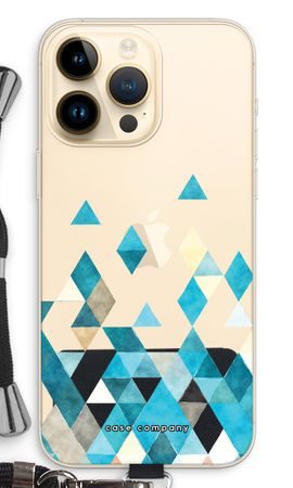 Coloured triangles blue