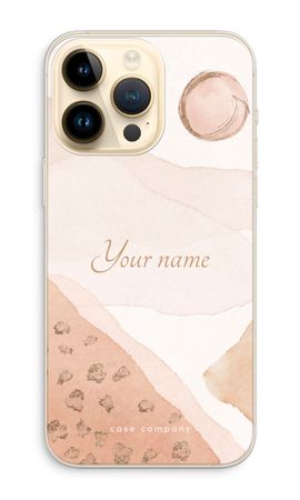 Gold Spots Namecase - Blush
