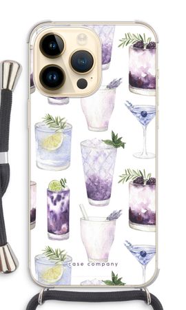 Violet cocktails