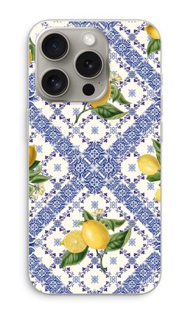 Blue tiles and lemons